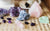 Healing crystals, a variety of crystals on a surface.