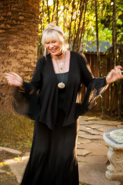 Patti negri dancing near clodagh tree